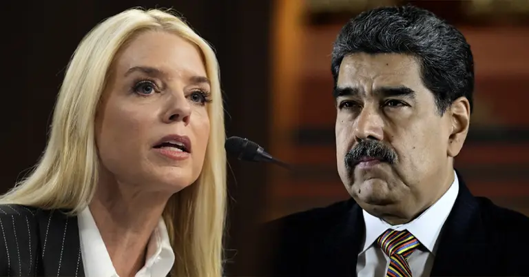 পাম বন্ডি ও নিকোলাস মাদুরো